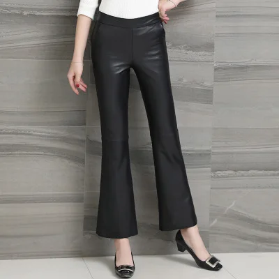 

2018 New Fashion Genuine Sheep Leather Pants H17