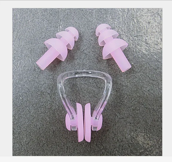 1 пара водонепроницаемый плавательный ming силиконовые ушные затычки для плавания для взрослые Пловцы для детей дайвинг мягкий анти-шум ушной затычки - Цвет: Розовый