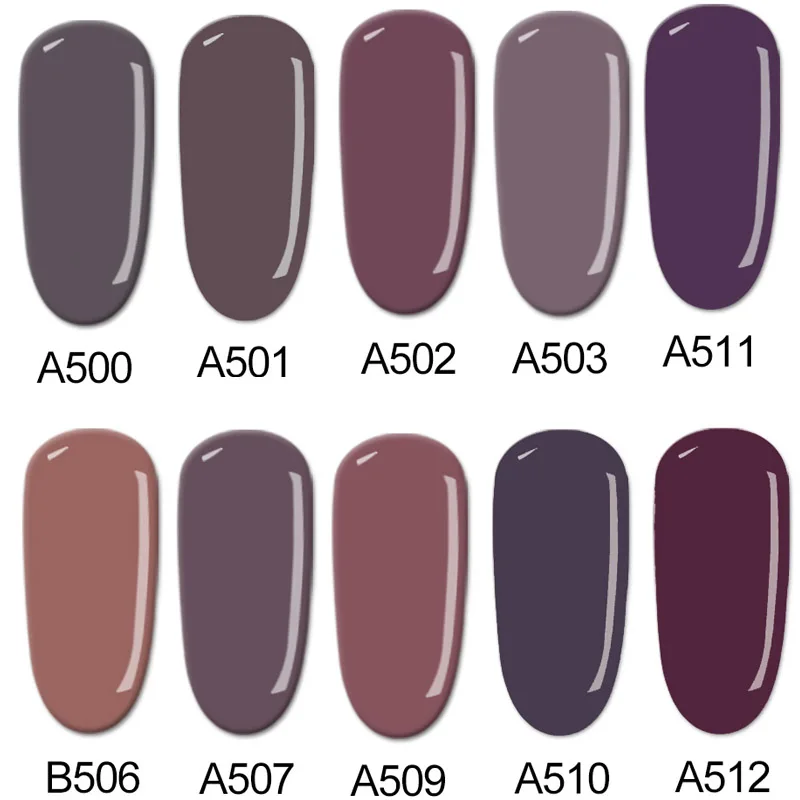 

Coffee/Brown Color Nail Gel Polish Easy Soak Off Long-Lasting Beauty Color Gel China Factory Supply Monasi Gel