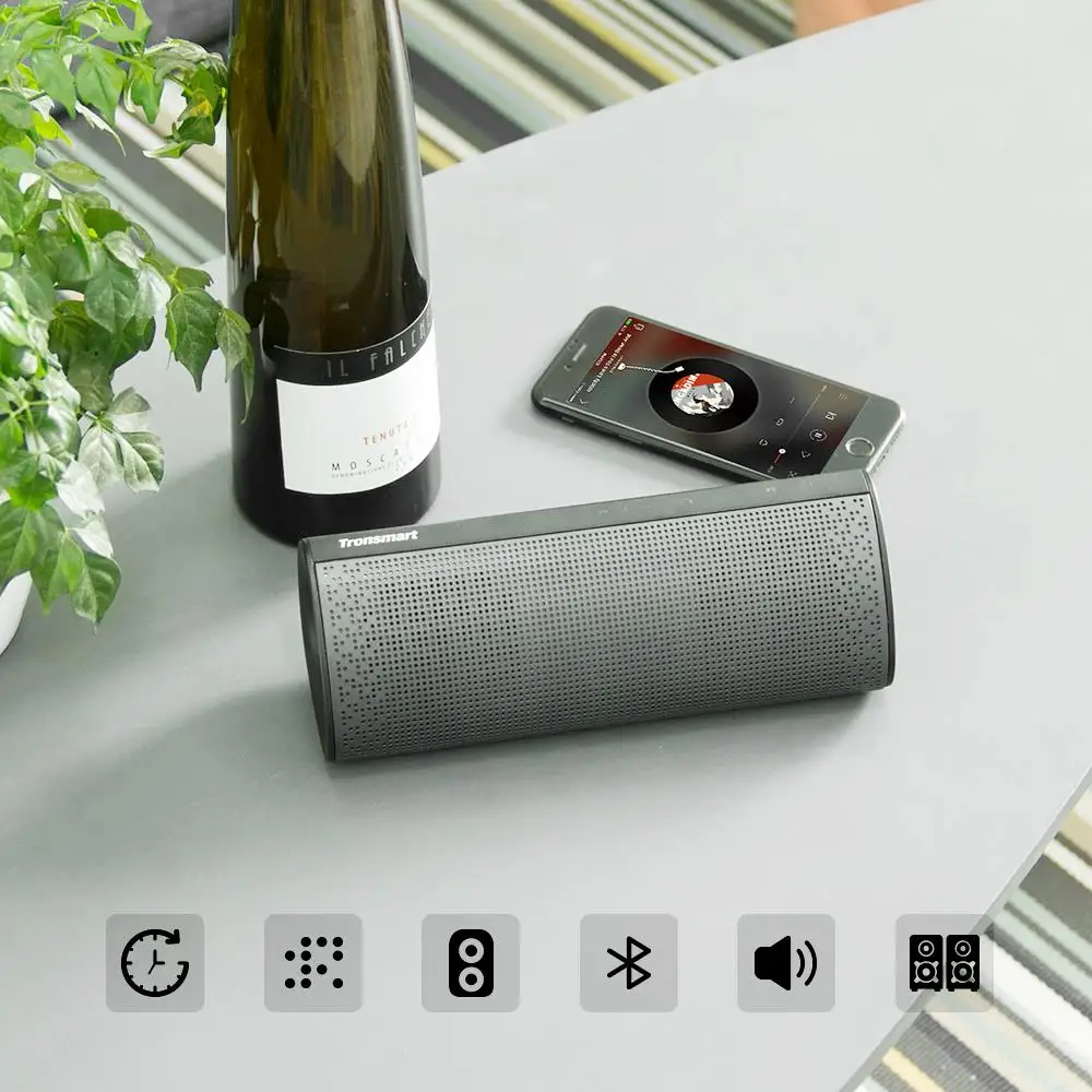 Tronsmart Element Pixie Bluetooth динамик портативный сабвуфер s двойной пассивный 20 Вт