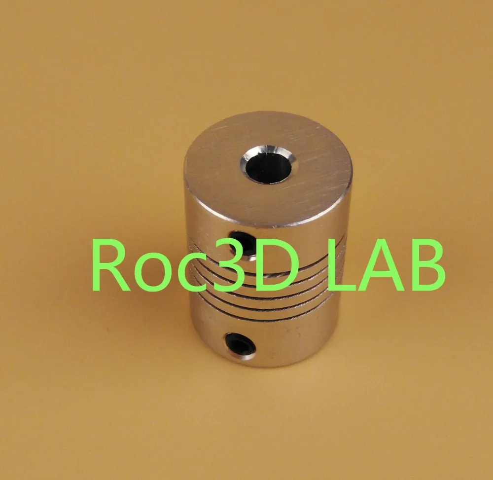 

[SKU380] 3d printer accessories 5x8x25mm z axis aluminum flexible shaft coupling for Nema 17 stepper motor 5pcs Free shipping