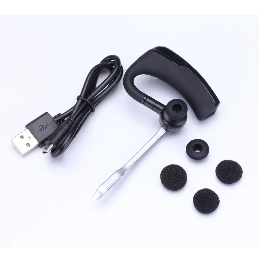 

Car Driver V8 Voice Control Stereo Hands Free Wireless Bluetooth Earphone Headset 4.0 Headphones Accept Connect in 2 Phones