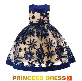Детские платья для девочек; Кружевная юбка-пачка с вышивкой; одежда для детей; Элегантные Платья с цветочным узором для девочек; Детские праздничные костюмы