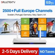 Spain UK IPTV Subscription Android Box RK3229 IP TV Channels Box German Italia Nordic IPTV Code 1 Year IUDTV Leadcool           