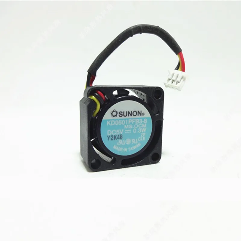 

SUNON 2010 20MM Mini cooling fan 20x20x10mm Cooling fan 5V 0.3w mini laptop fan ball KD0501PFB3-8