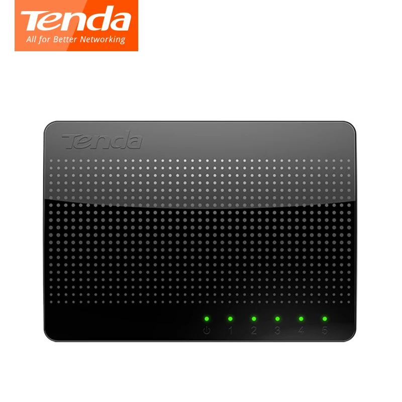 Tenda SG105 сети переключатели 5 Порты и разъёмы гигабитный настольный коммутатор 10/100/1000 Мбит/с RJ45 Порты и разъёмы Soho Коммутатор 16 Гбит/с коммутации ёмкость