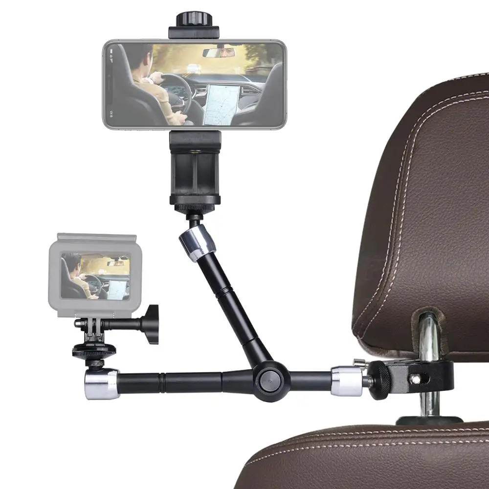 

Holder Articulating Friction 3 Magic Arm Camera Clamp Mount for Action Camera Mobile Cell Phone Smartphone Car Headrest Vihecle
