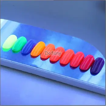 

50g Neon Color Fluorescent Powder Ombre Fluorescent color Gradient Nail Glitter Art Fluorescence Effect Gradient pigments