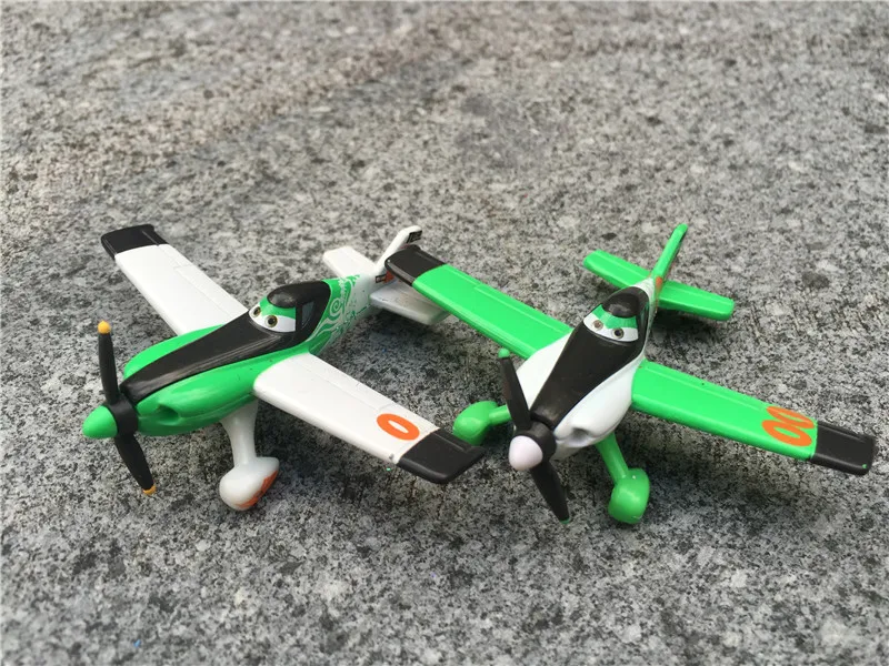 

Disney Pixar Planes Ned & Zed 2pcs Metal Diecast Vehicle Toy Planes New Loose