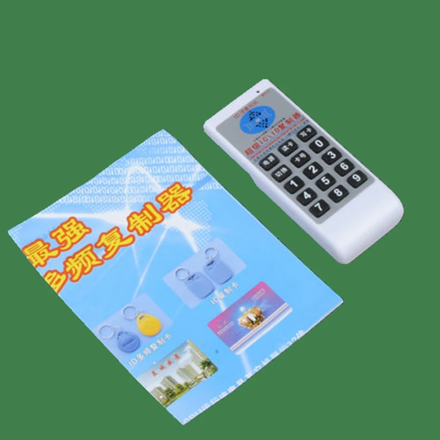 Handhold 125Khz / 13.56MHZ ID/ IC RFID Card Copier Duplicator Reader Write 9 Frequecny Compatible M4305 5200 8800 T5577 UID 