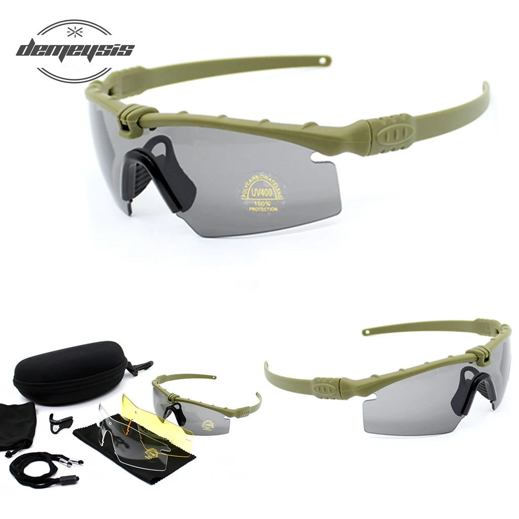 Exellent Quality Tactical Polarized Glasses Army Goggle Eyewear Shooting GLasses For Men Sport Sunglasses For Wargame