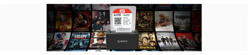 ORICO 6619US3 USB3.0 mobile hard drive 3.5-inch desktop serial external SATA2.5 hard drive back box hard disk box usb