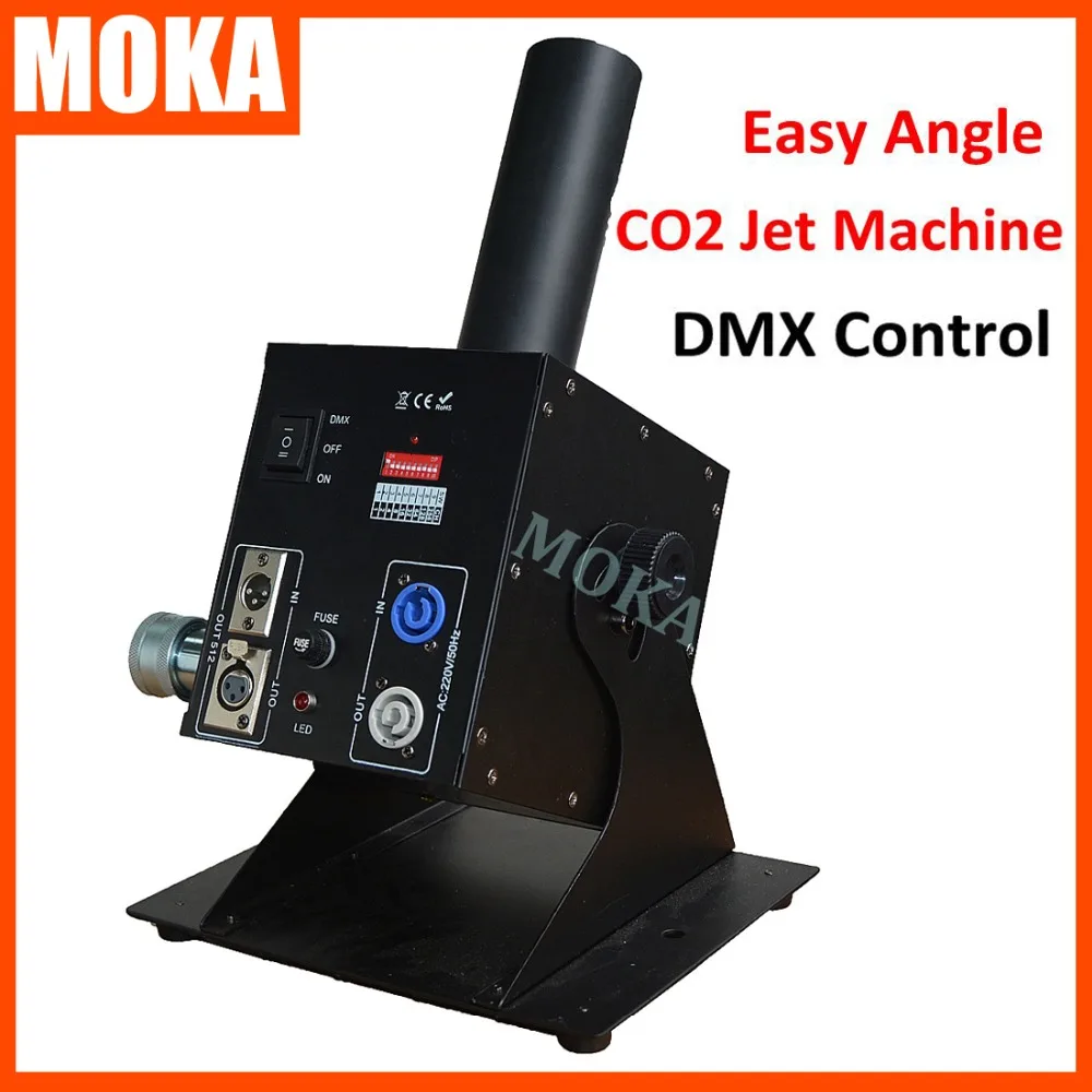 Moka dry ice fog machine Co2 jet spray machine dmx fog machine