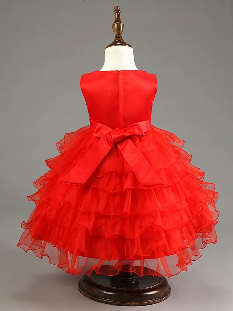 Лидер продаж года летнее свадебное праздничное платье для девочки платье покроя «принцесса» детская одежда детское платье для девочки
