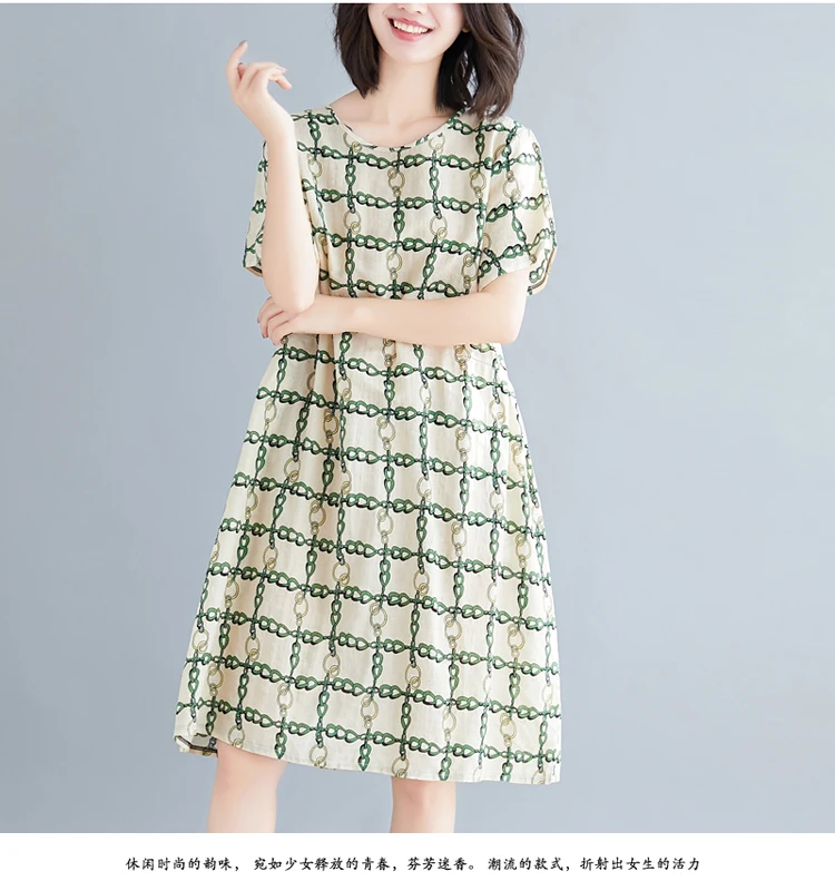Summer Dresses Women 2019 Short Sleeve Casual Cotton Linen Women Dress Elegant Vintage Maxi Long Beach Dress Vestidos Mujer     4