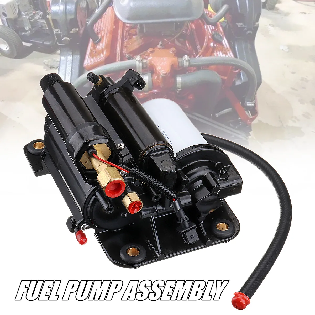 

Electric Fuel Pump Assembly Fit For Volvo Penta 4.3L 5.0L 5.7L 21608511 21545138 3594444 3861355 3860210 19x23.5x12.5cm