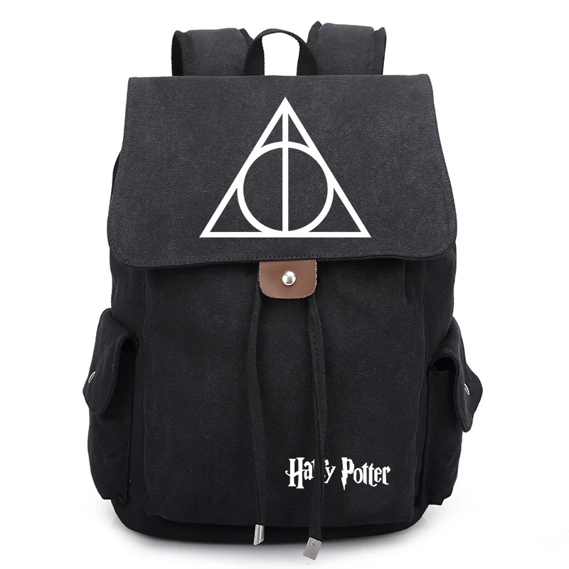 

Harri Potter Hogwarts Gryffindor Slytherin Ravenclaw Hufflepuff Backpack Travel Laptop Shoulder Bags School Bag Bookbag