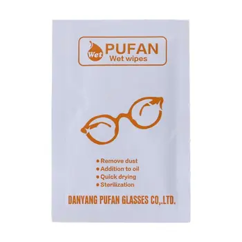 

10 PCS Glasses Cloth Alcohol Wet Paper Disposable Portable Lens Cleaning Wipe Polishing Anti Fog Sunglasses Eyewear Wiping