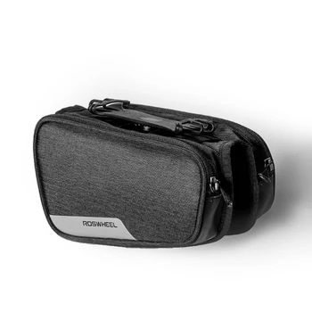

SEWS-ROSWHEEL 121461 Touchscreen Waterproof Bicycle Front Frame Top Tube Double Bag