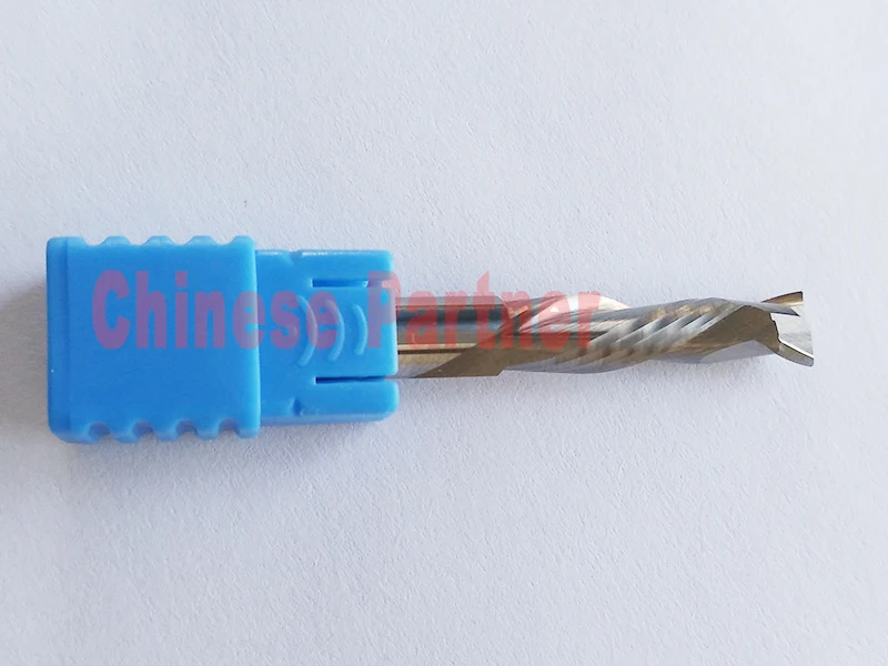 

1pc 1/4"cut diameter 1"cutting 2"Overall length UP/DOWN Tool HRC55 Solid Carbide 2 Flute Compression Wood EndMill router bits