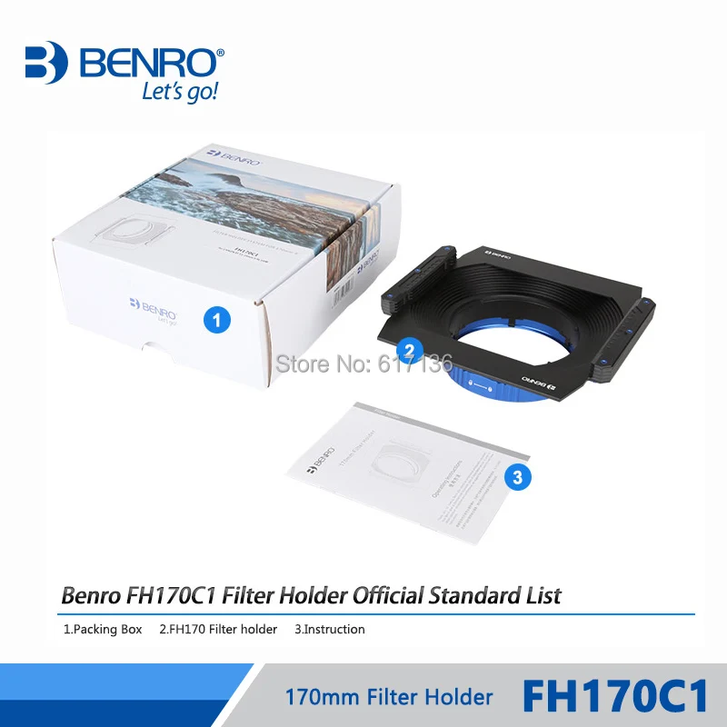 Benro FH170C1 170 мм держатель системы ND/GND/CPL Профессиональный фильтр Держатель для Canon EF
