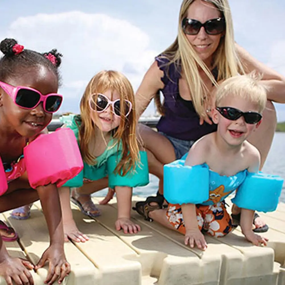 Acessórios de Meios Auxiliares de Natação Piscina de Aprendizagem da Criança Coletes de Flutuação Cores Brilhantes Natação Infantil Braço Círculo Nadar Colete Coletes Salva-vidas 9 Boias para bebês e crianças