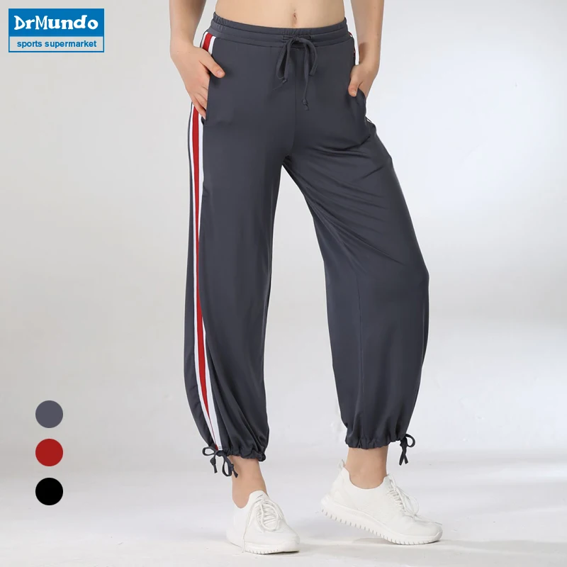 

Women Loose Yoga Pants Sports Trousers Quick-Dry Exercise Fitness GYM Running Jogging Trousers Elastic Waist Workout Sport Pants