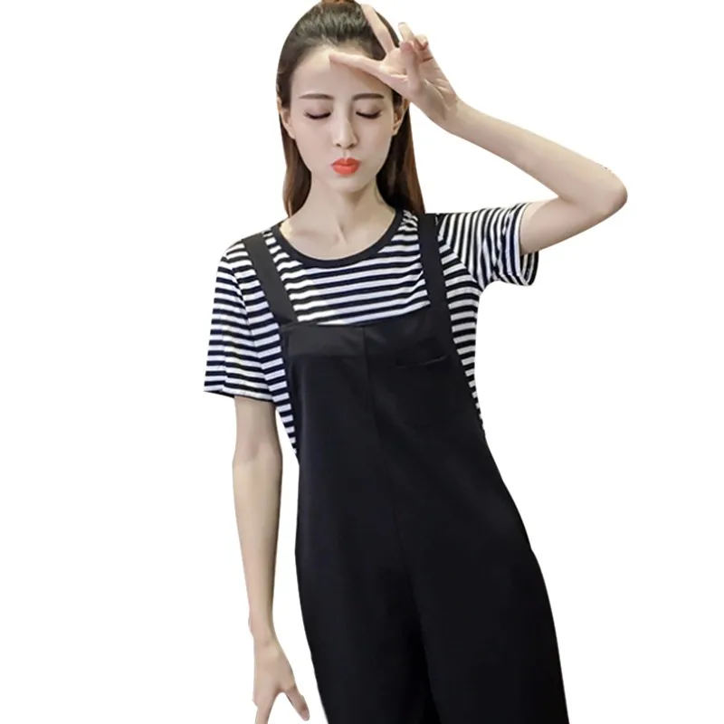suspender jumpsuit