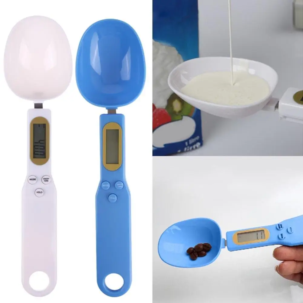 

500g/0.1g Portable Measuring Spoon Digital Electronic Scale Weighing Home Kitchen Supplies