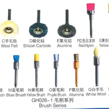 50 шт./лот jewlry зубная полировальная щетка ювелирные изделия вращающаяся щетка серии