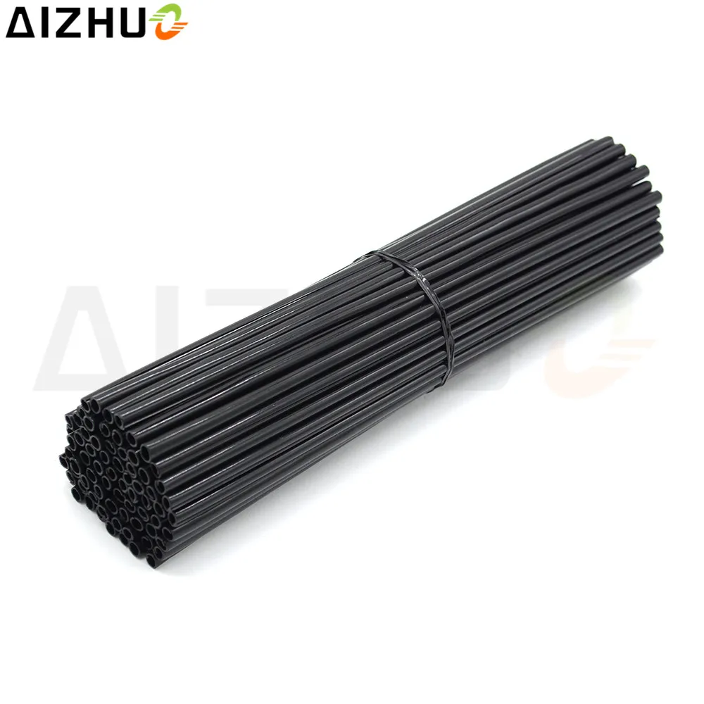 Universal 72 Pic Motorcycle Wheel Spoke Skin Dirt Bike Pit Bike Motorcross Plastic Wheel Spoke Skins 11 Color