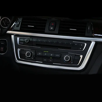 

Car Interior CD Control Decor Frame Panel Decoration Sticker Cover trim For BMW 3 4 Series 3GT F30 F31 F32 F34 F36 Accessories