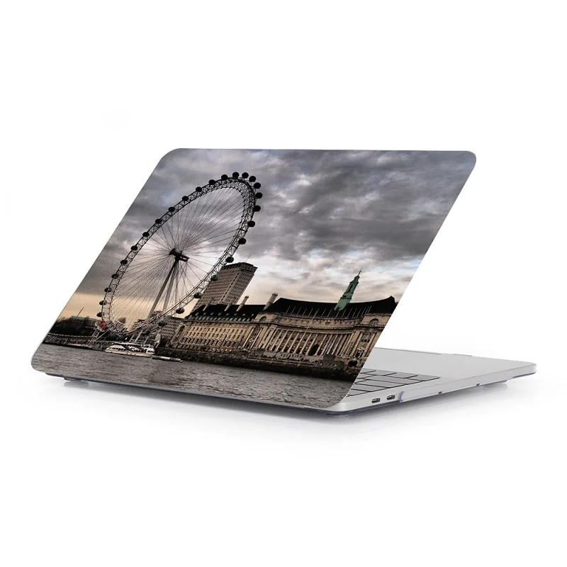 Чехол для ноутбука с принтом+ силиконовая клавиатура для выпуска Apple MacBook Air11 Air13 Pro Touch Bar 12 13 15 дюймов - Цвет: QA3
