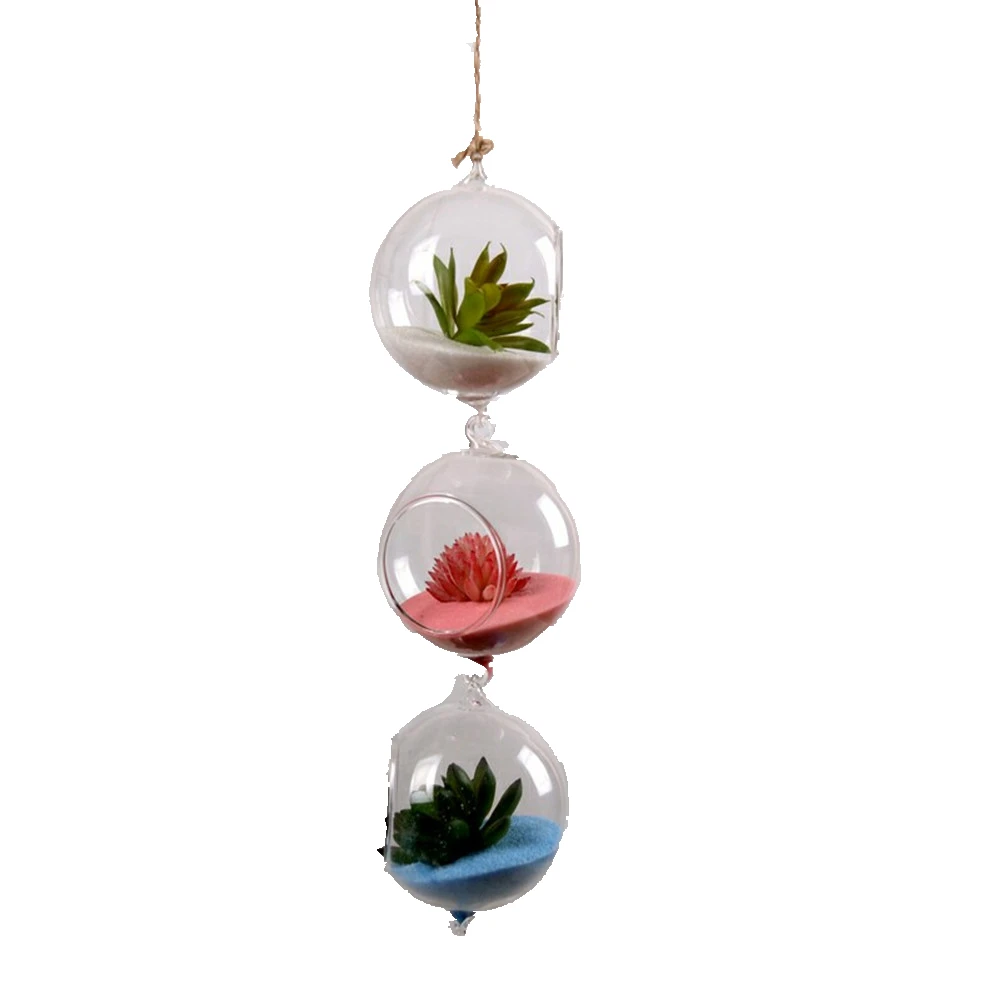 Hanging Ball Glass Flower Planter Vase Terrarium Container Landscape Bottle | Дом и сад