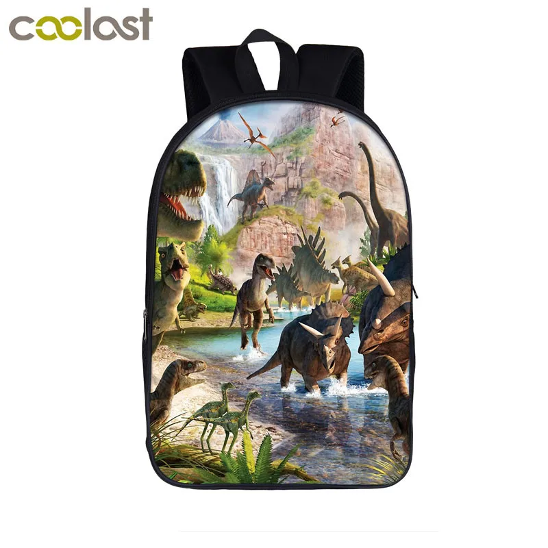 

Ancient Animal Dinosaur / T-Rex Backpack Teenager Boys Girls School Bags Children School Backpack Student Book Bag Kids Gift