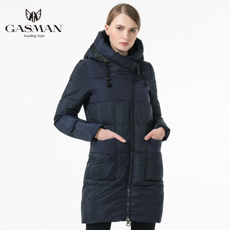 GASMAN Slim Women Coat Winter 2018 Womens Jackets And Parka Down New Winter Collection Hooded Warm Windproof Jacket Women's