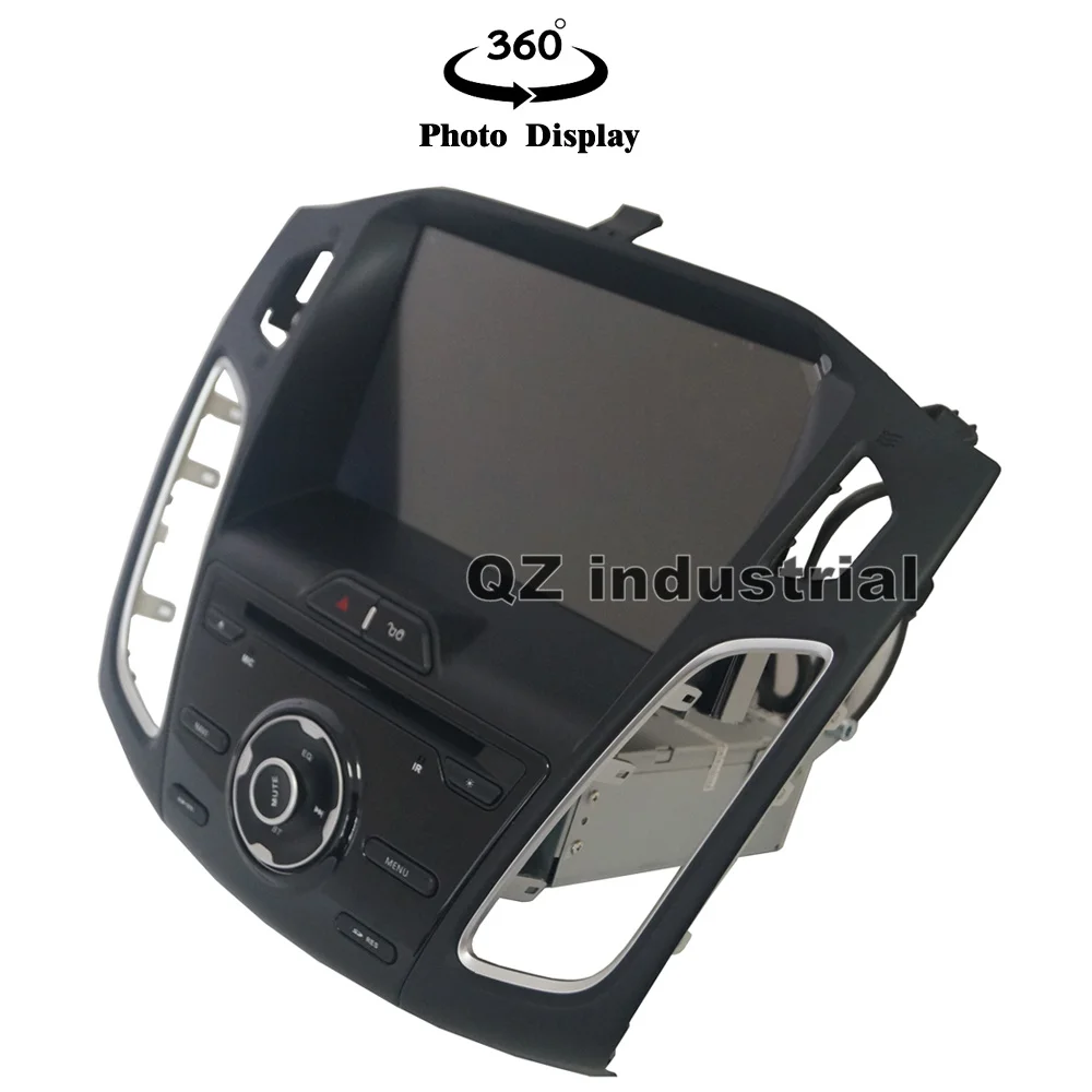 Excellent QZ industrial HD 9inch IPS Android 8.1 for Ford Focus 2012-2015 Car DVD player with Radio Navigation GPS 3G 4G Wifi BT RDS Map 2