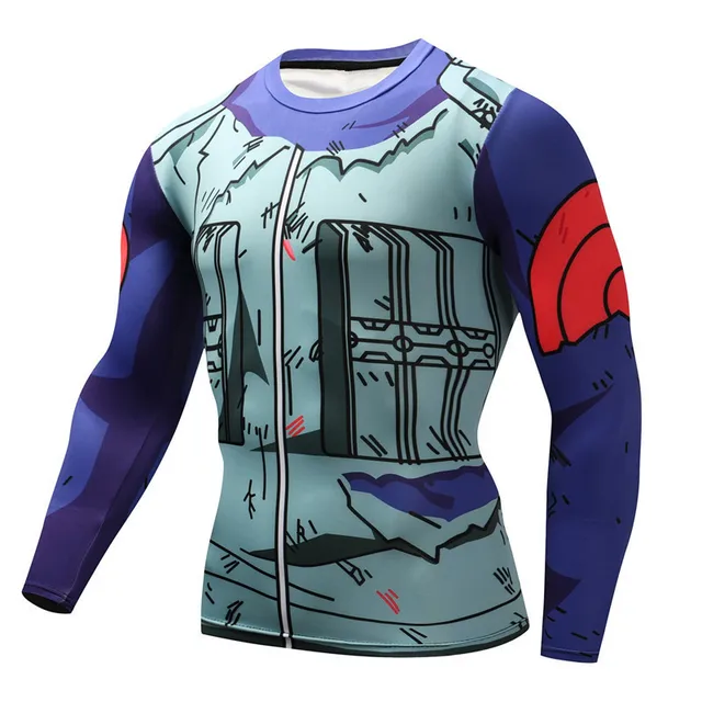 Fashion Anime T shirt 3D Dragon Ball Action Figure Tee shirt Long ... - Fashion Anime T Shirt 3D Dragon Ball Action Figure Tee Shirt Long Sleeve Vegeta Goku Saiyan.jpg 640x640