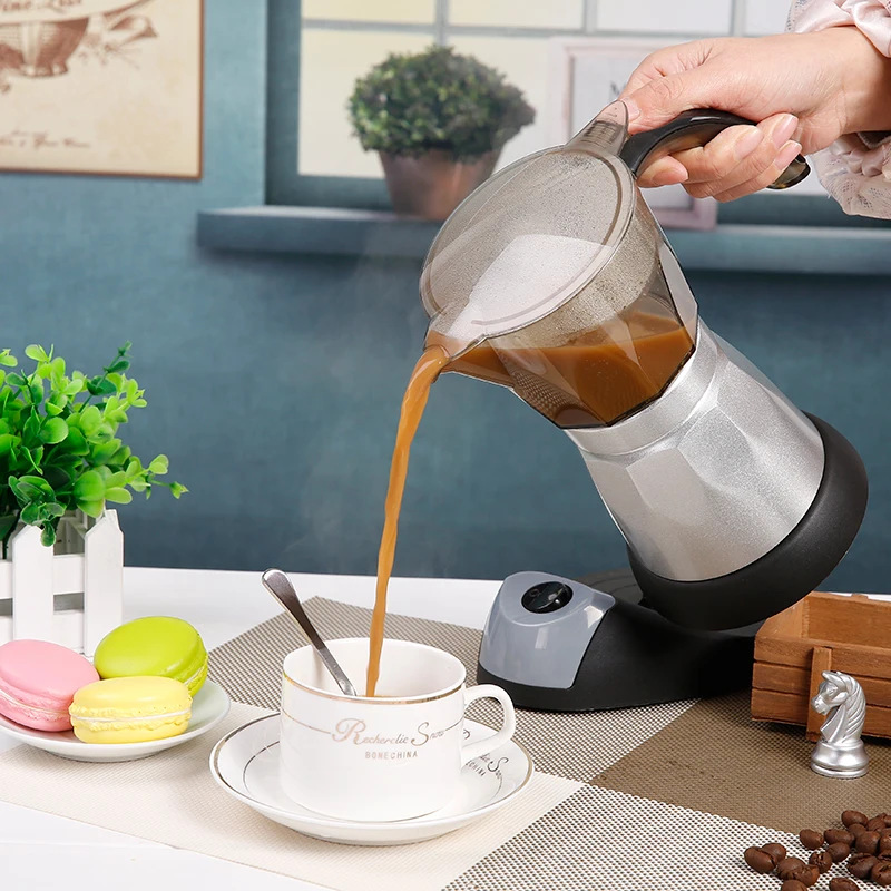 Electric Mocha Pot Espresso Coffee Pot Home Office Electric Heating