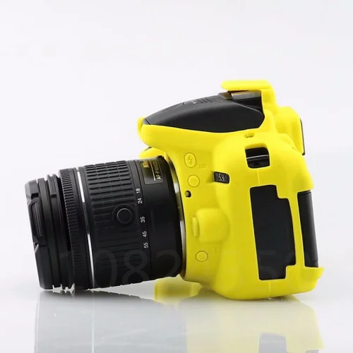 Приятный мягкий силиконовый резиновый защитный чехол для DSLR камеры, чехол для Nikon D5300