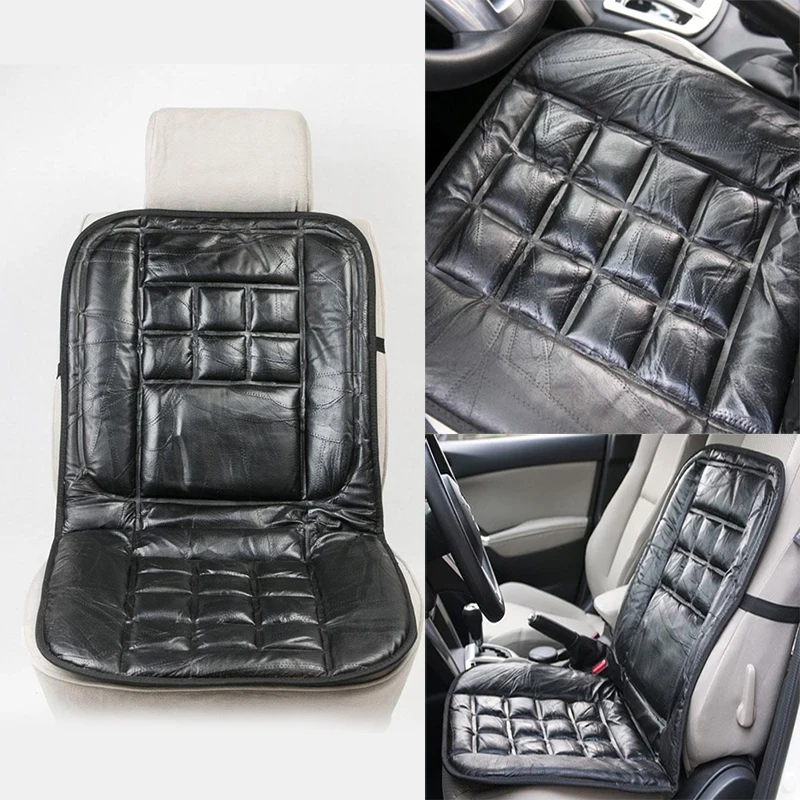 Vehemo Car Vehicle Seat Luxury Leather Cushion Protector Interior