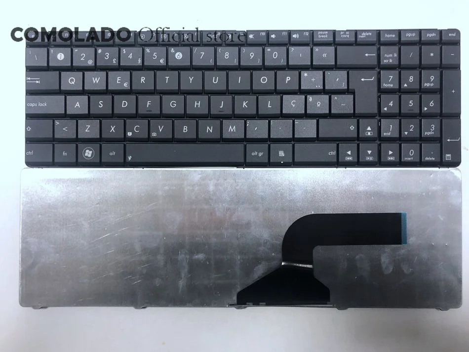  PO Portuguese Laptop Keyboard For ASUS N53 Series k53s K52 X61 N61 G60 G51 G53 UL50 P53 Black PO La
