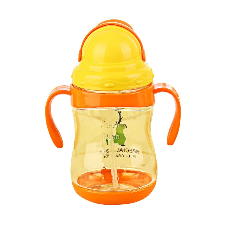 High Quality Infant Children Feeding Drinking Cups With Double Handle
