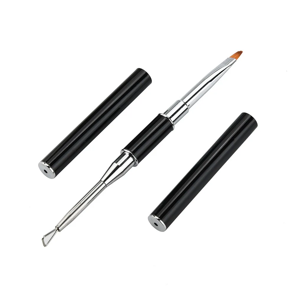 Set UV Gel Painting Drawing Nail Art Dot Point Dotting Pen Acrylic Caviar 2 Way Brush Salon Decorations Manicure Tools Kit G625