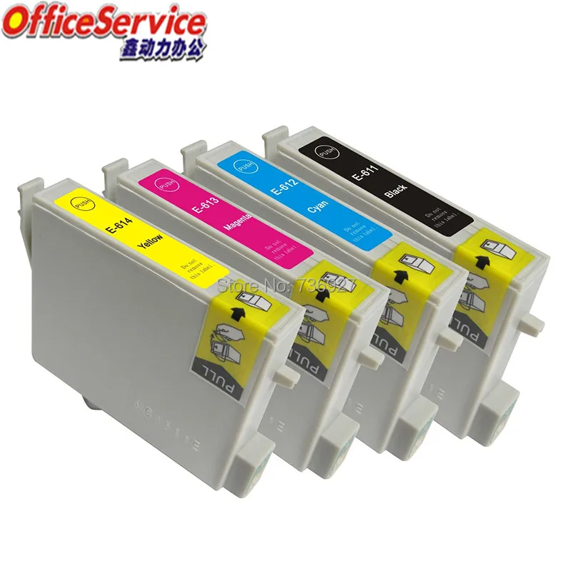 Совместимый Чернильный Картридж T0611 T0614 для Epson Stylus D68 D88 + DX3800 DX4250 DX4800 DX4850 1