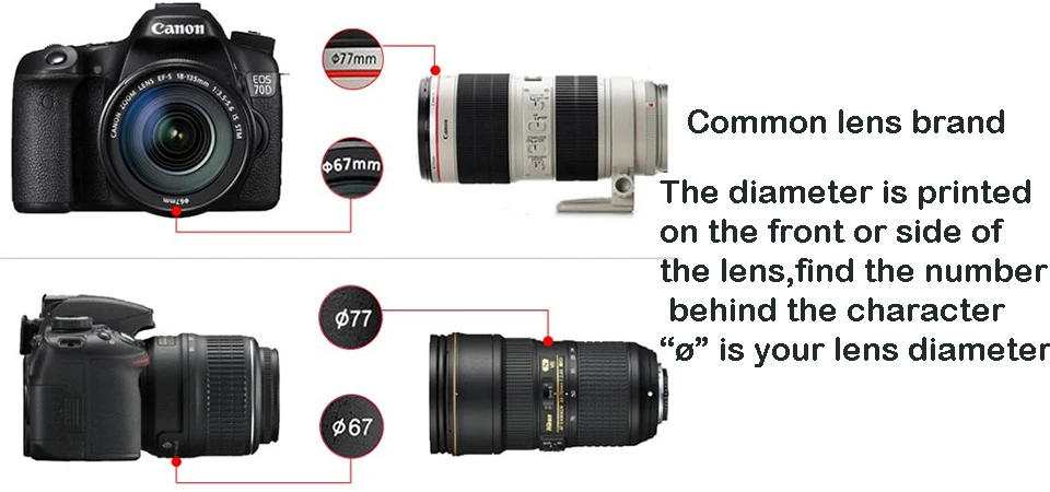 BAODELI DSLR Объектив камеры фильтр УФ 49 мм 37 мм 40,5 43 46 52 55 мм 58 мм 62 72 77 мм 82 мм для Nikon D3500 Canon sony A6000