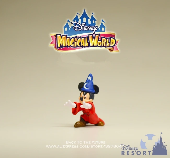 Disney Mickey Mouse magic 3 2 см мини кукла фигурка осанка аниме украшение коллекция игрушка