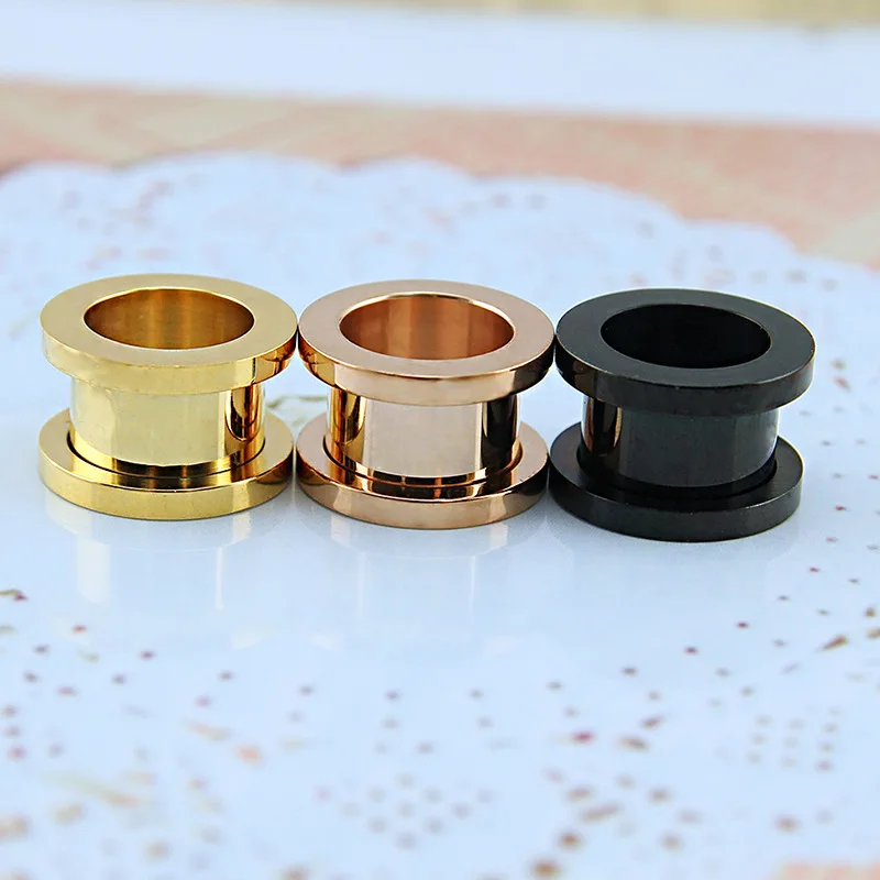 (20pcs/lot) Titanium Steel Punk Men Pierced Earrings Hollow Ear