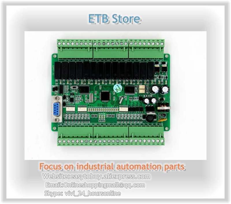 

New FX1N FX2N 32MR PLC RS232 RS485 programmable logic controller modbus Master/Salve