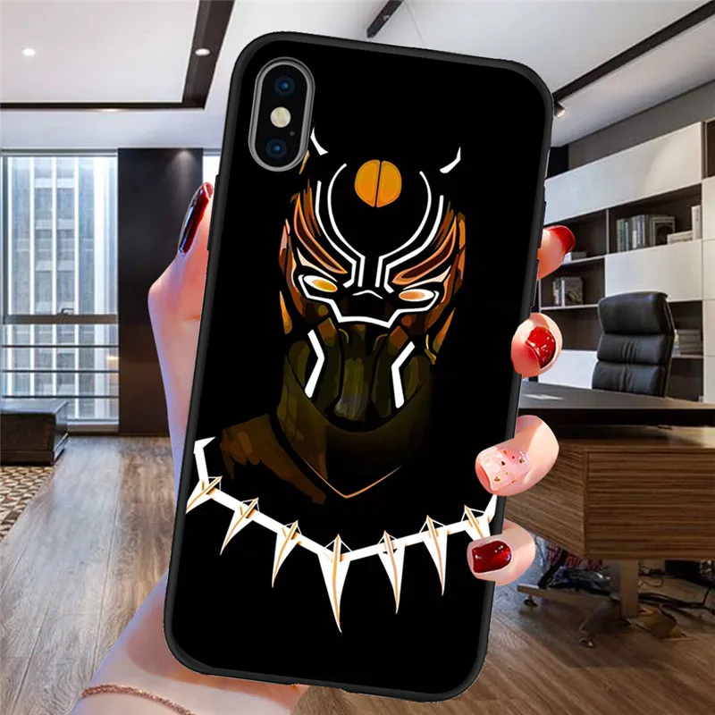 Черная пантера для iPhone X XR XS Max 5 5S SE 6 6S 7 8 One Plus 5 5T 7 Pro Oneplus 6 6Tphone чехол для телефона Funda Coque Etui - Цвет: H1748